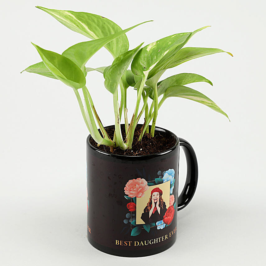 Online Money Plant In Daughter's Day Mug
