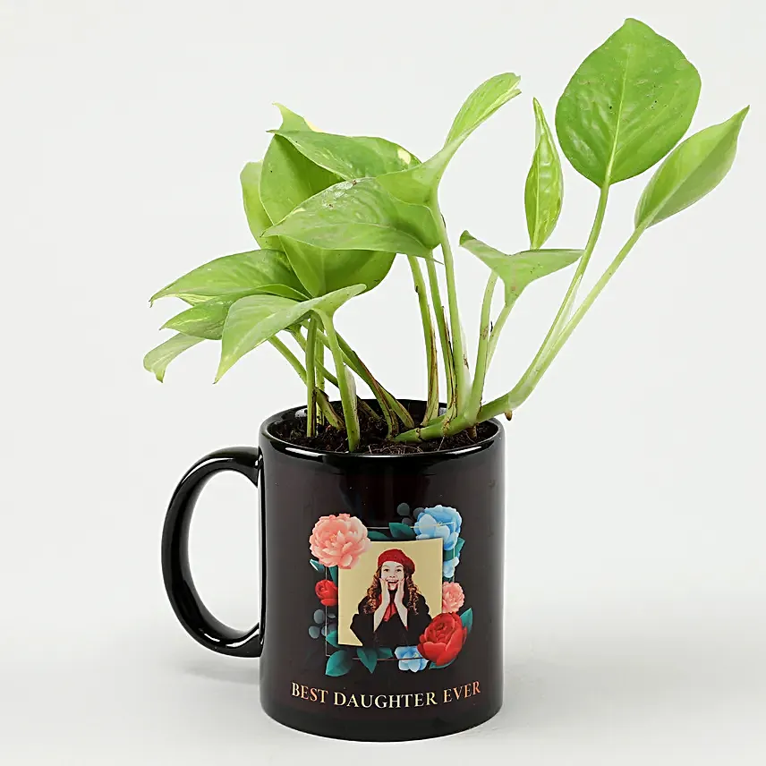 Online Money Plant In Daughter's Day Mug