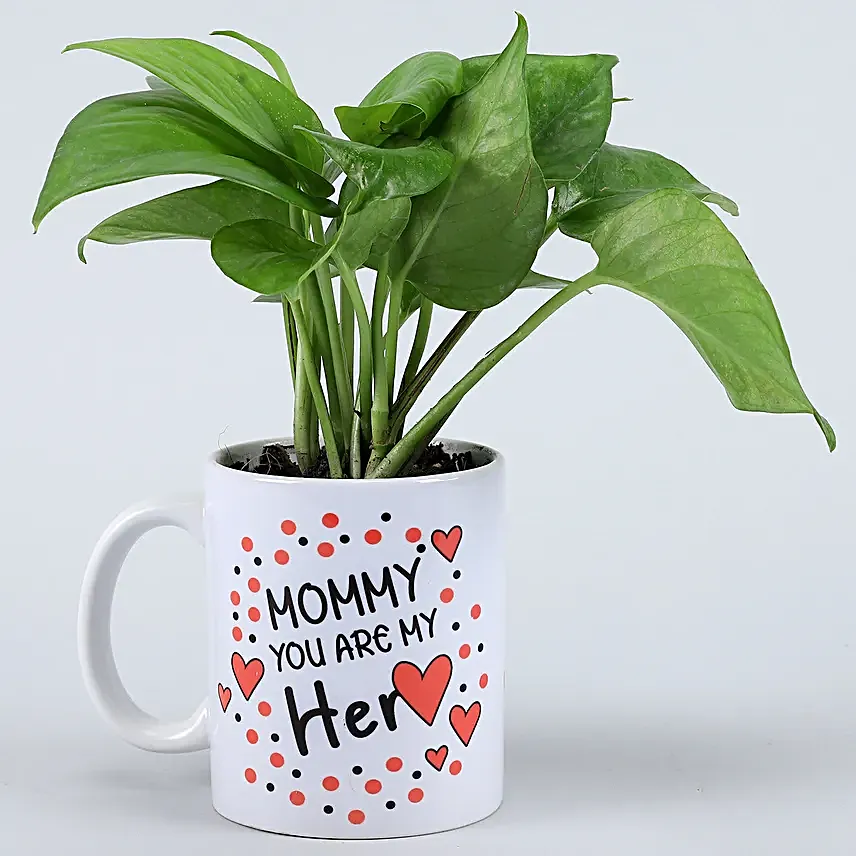 Money Plant In Mommy You Are My Heart Mug