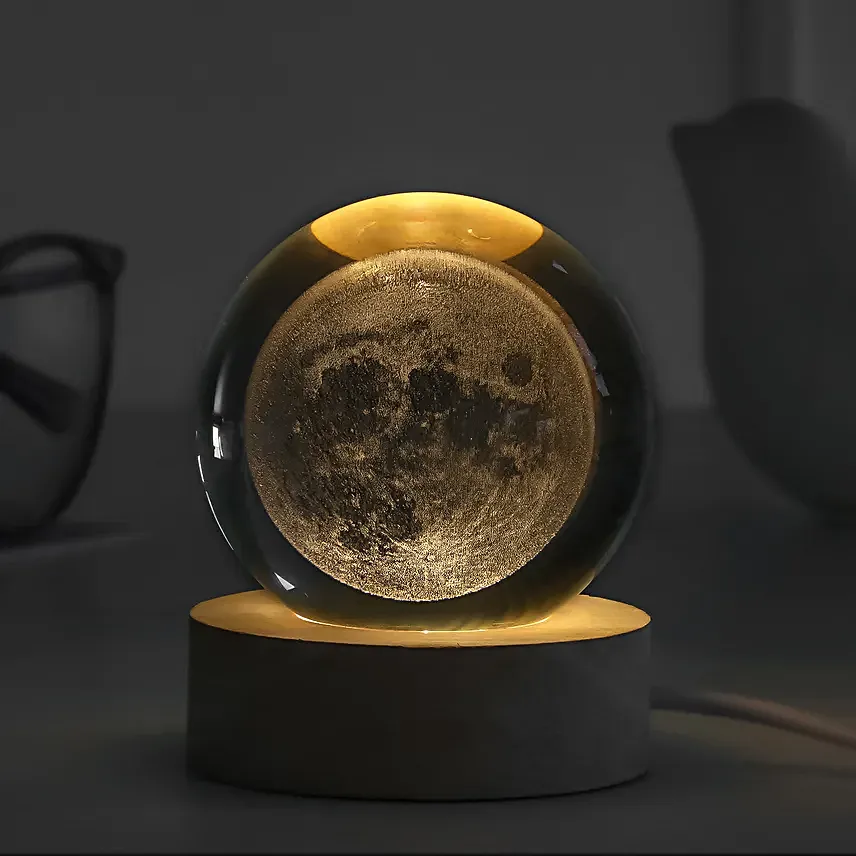Moon Crystal Ball Night Lamp