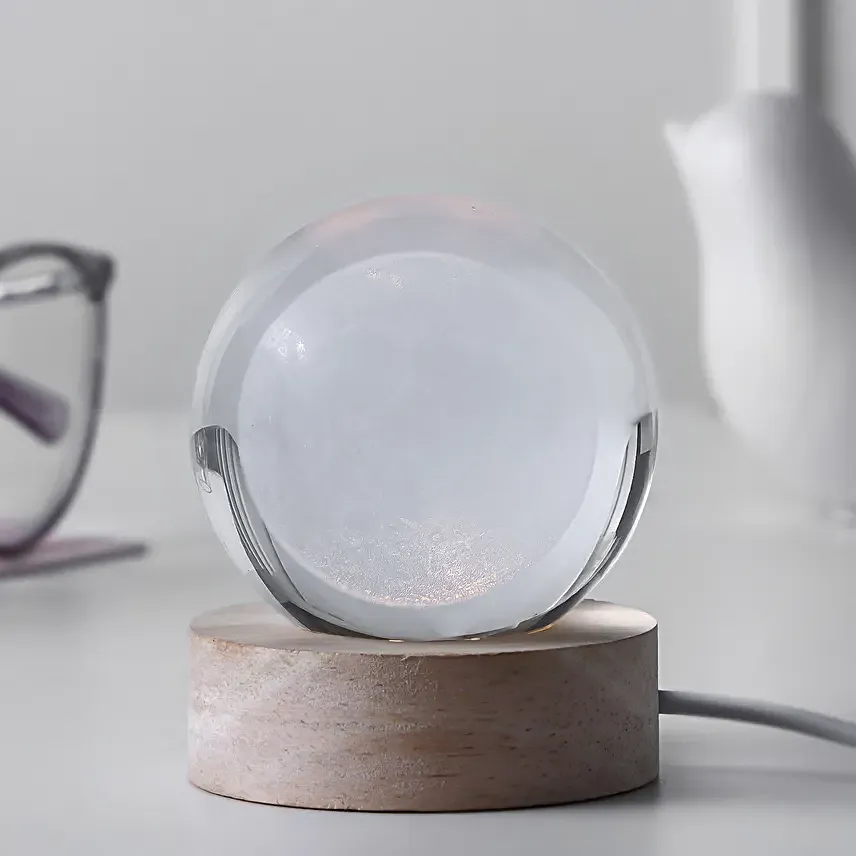 Moon Crystal Ball Night Lamp