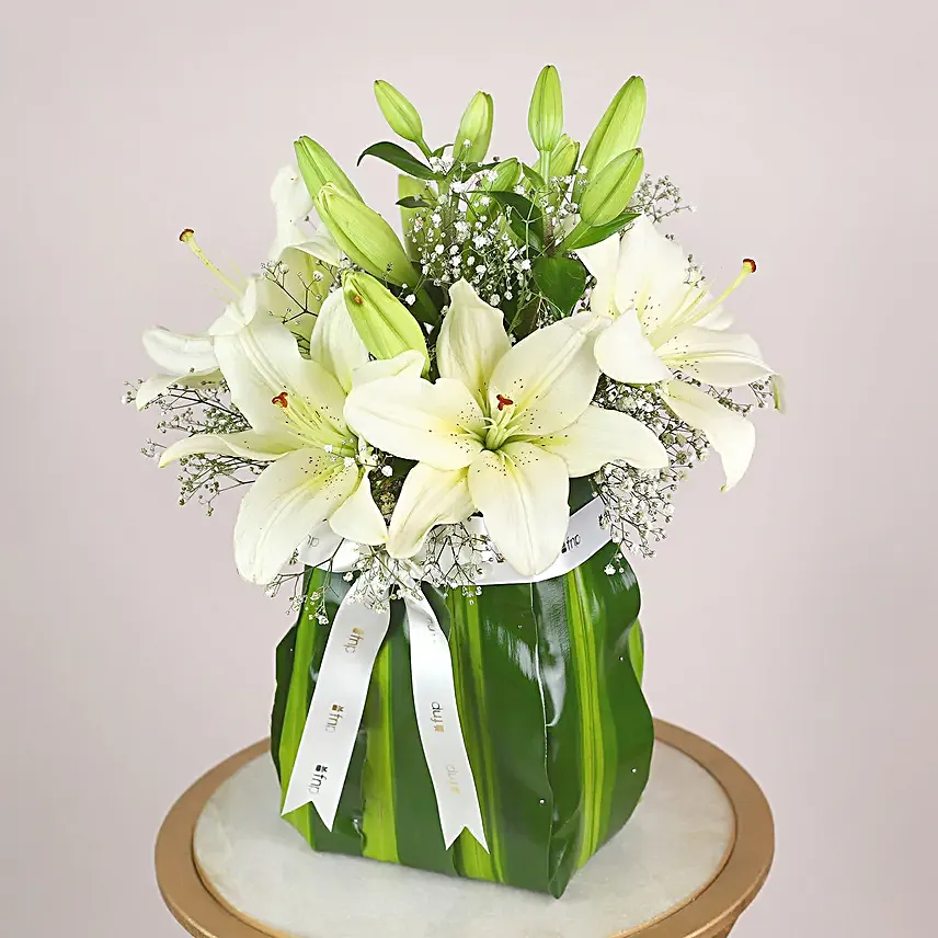 Moonlight Bouquet Of Lilies
