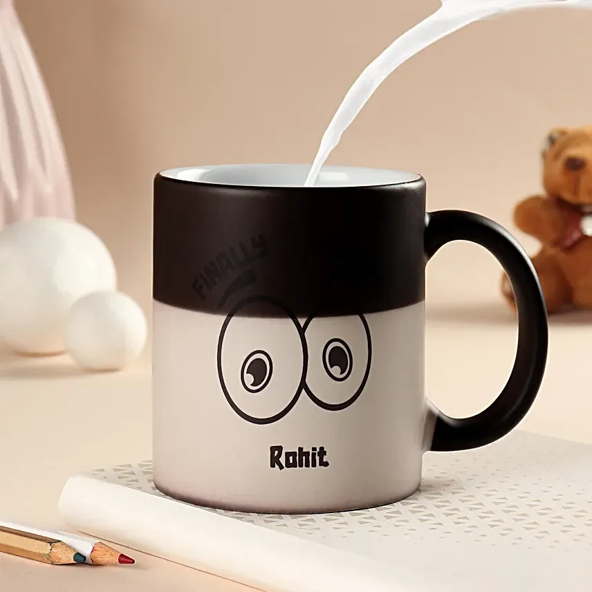 Morning Essential Personalised Magic Mug Hand Delivery