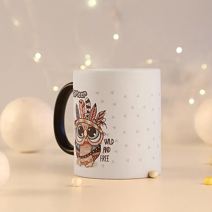 Morning Owl Personalised Magic Mug Hand Delivery