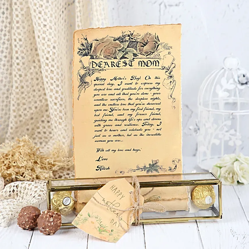 Mothers Day Classic Scroll and Frame