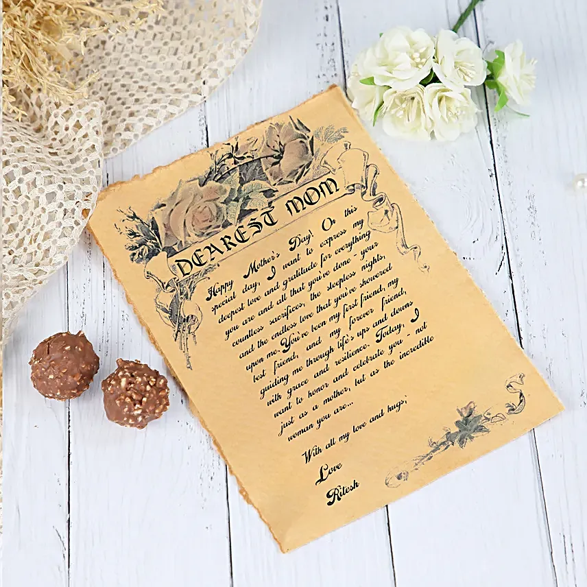 Mothers Day Classic Scroll and Frame