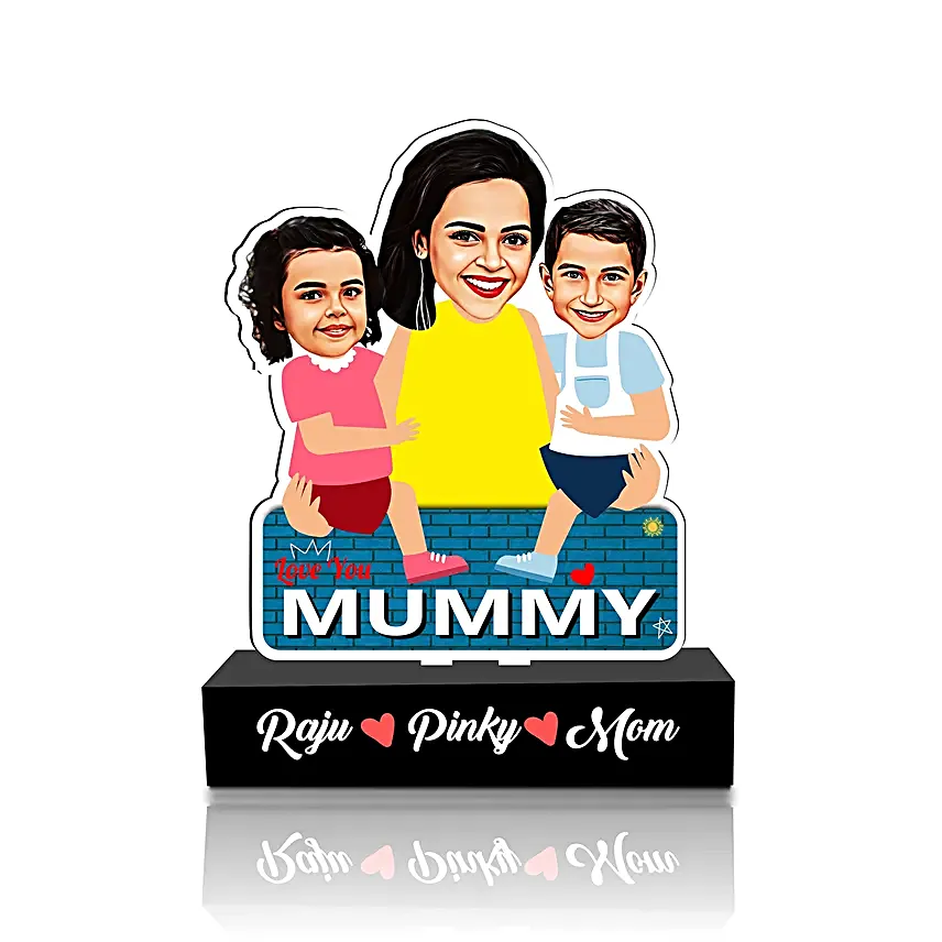 Mothers Embrace Personalised Caricature
