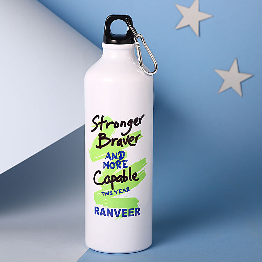 Motivating Quote Personalised Bottle Hand Delivery
