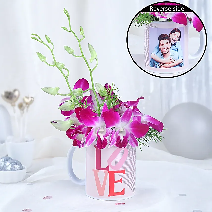 Mug Full of Orchid Love