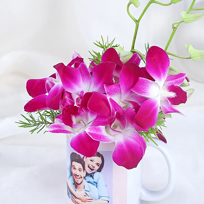 Mug Full of Orchid Love
