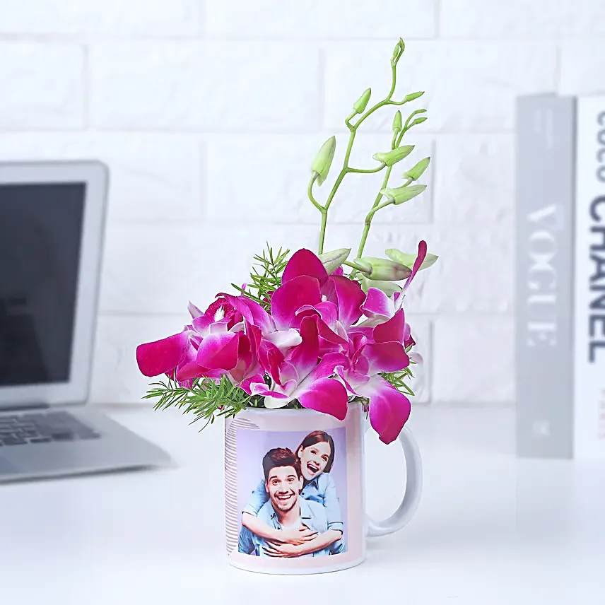 Mug Full of Orchid Love