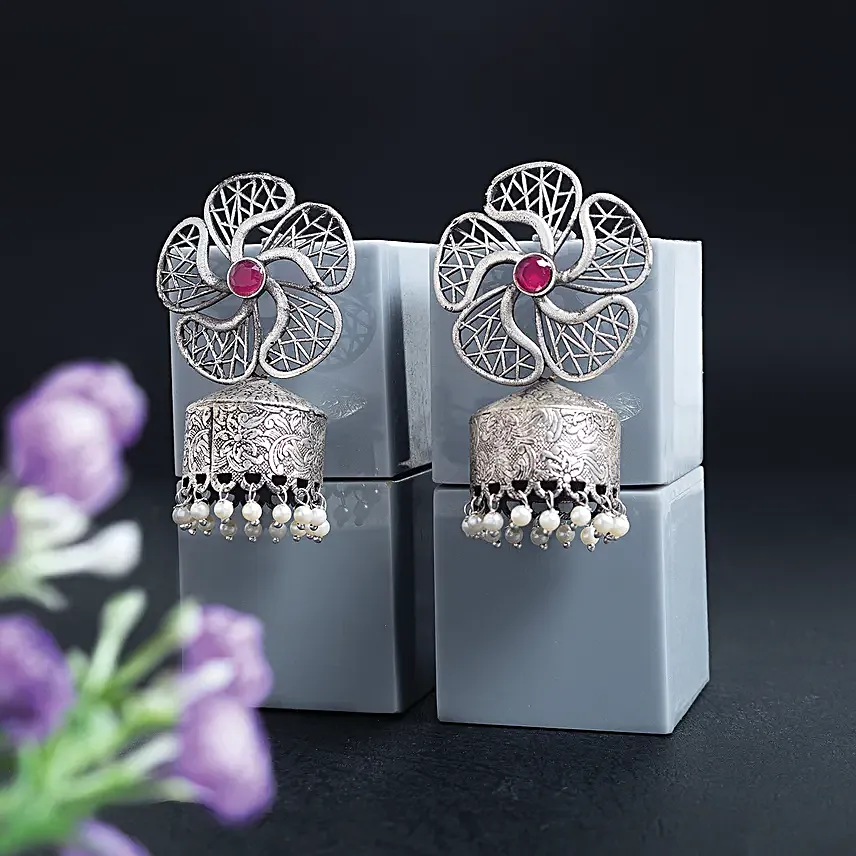 Mughal Style Dome Shaped Jhumkas