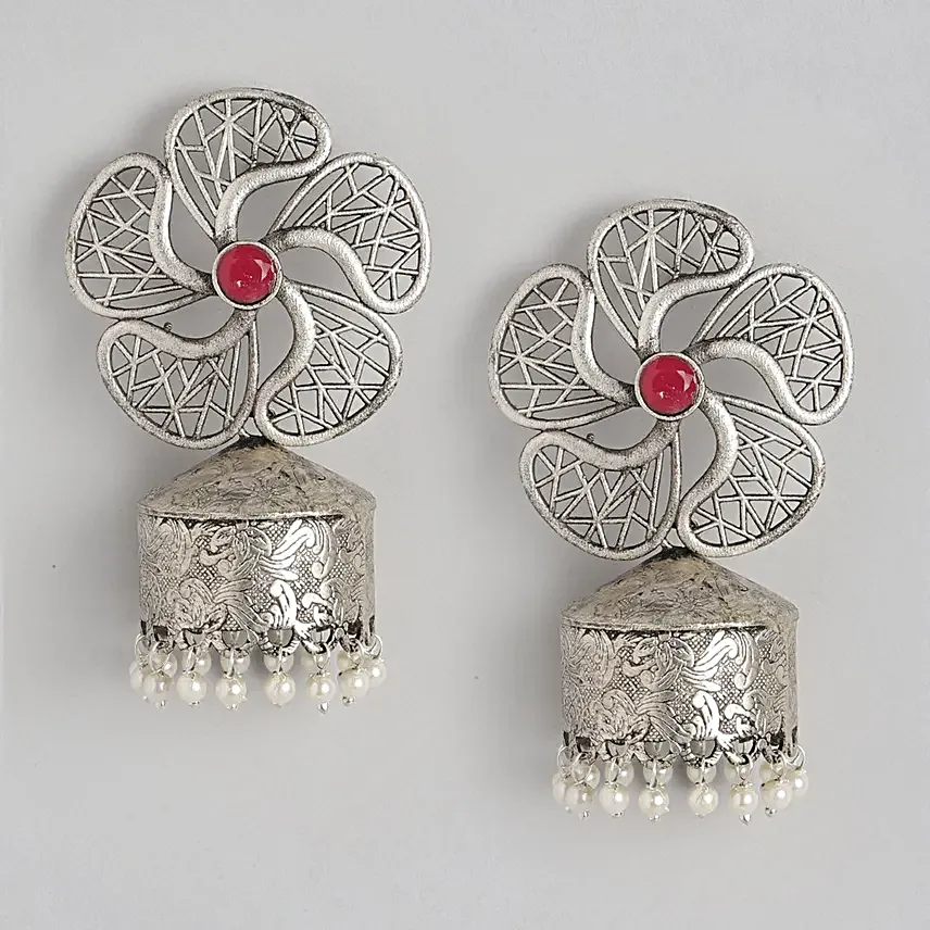 Mughal Style Dome Shaped Jhumkas