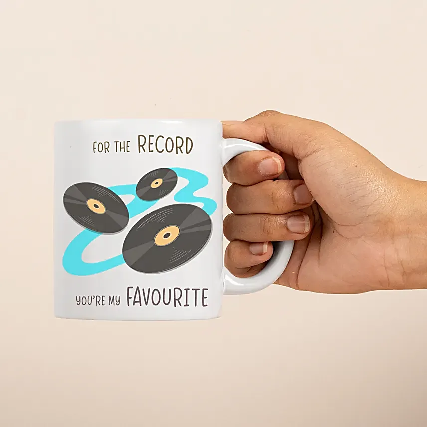My Favorite Record Mug