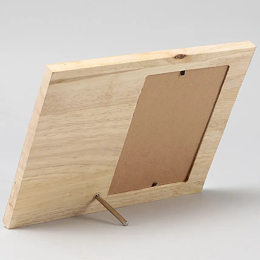 wooden photo frame for dad
