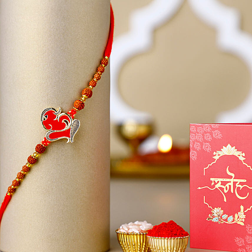 Mystical Ganesha Blessing Rakhi