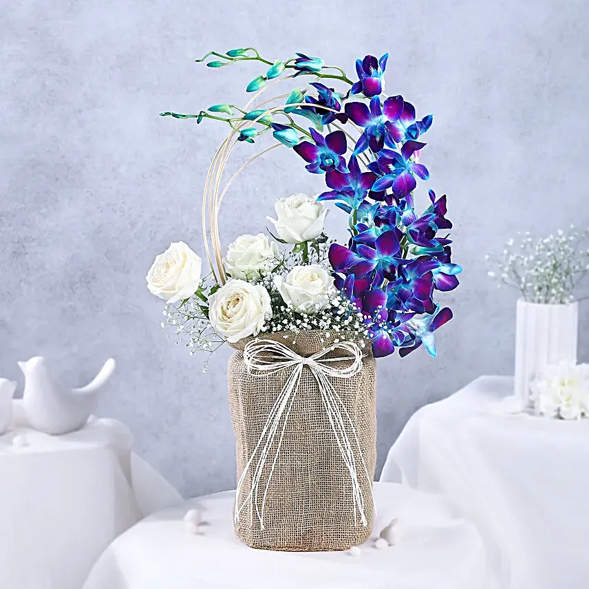 Mystical Land Roses N Orchids Potli