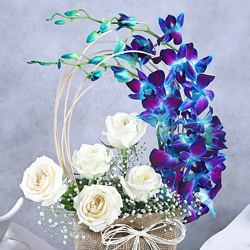 Mystical Land Roses N Orchids Potli