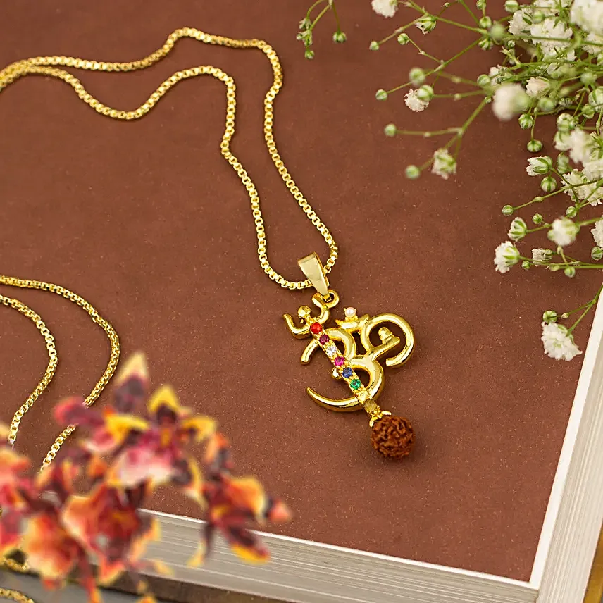 Navratna Om Pendant