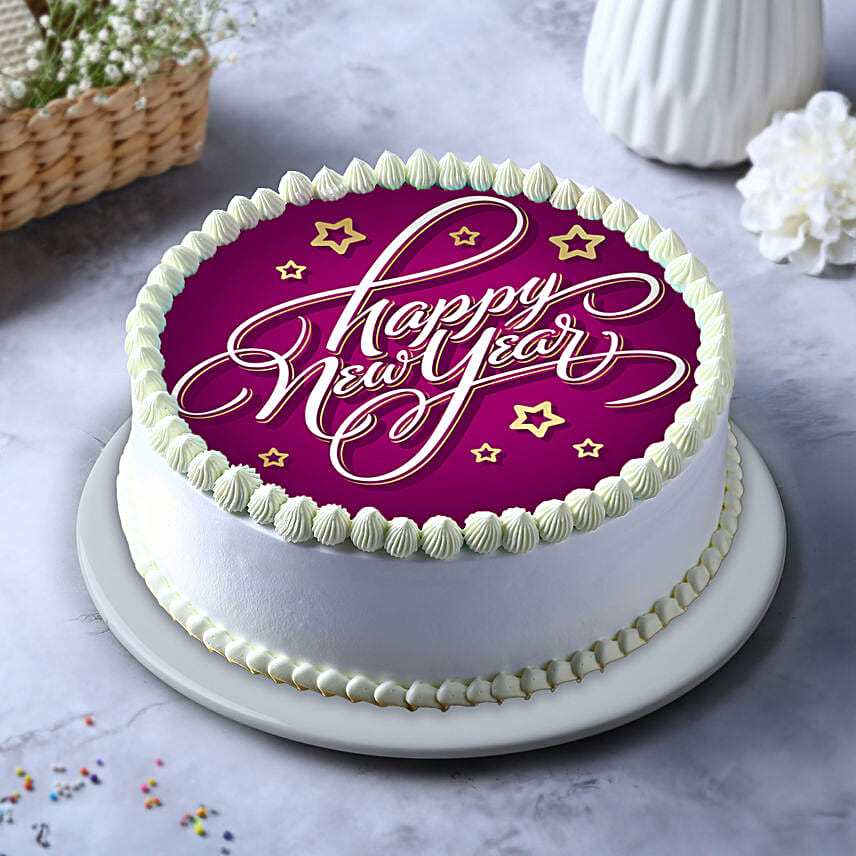 New Year Celebrations Pineapple Cake Half Kg