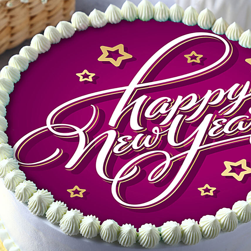 New Year Celebrations Pineapple Cake Half Kg