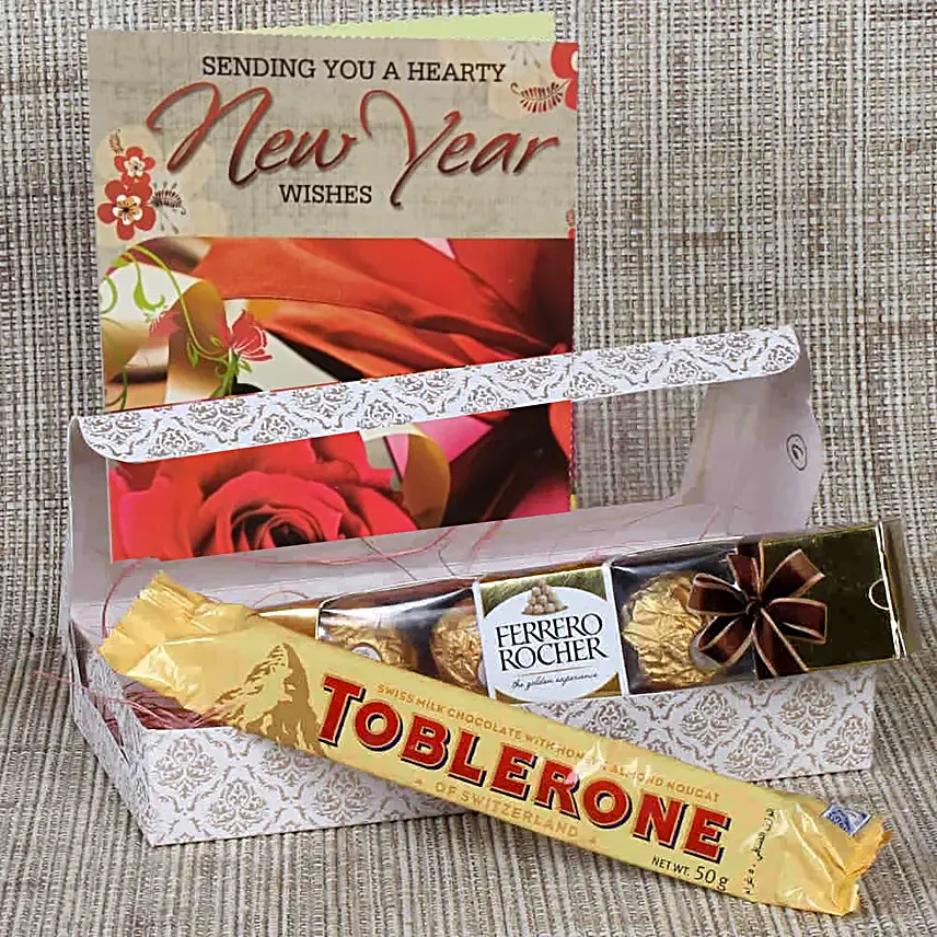 New Year Chocolates Gift Box
