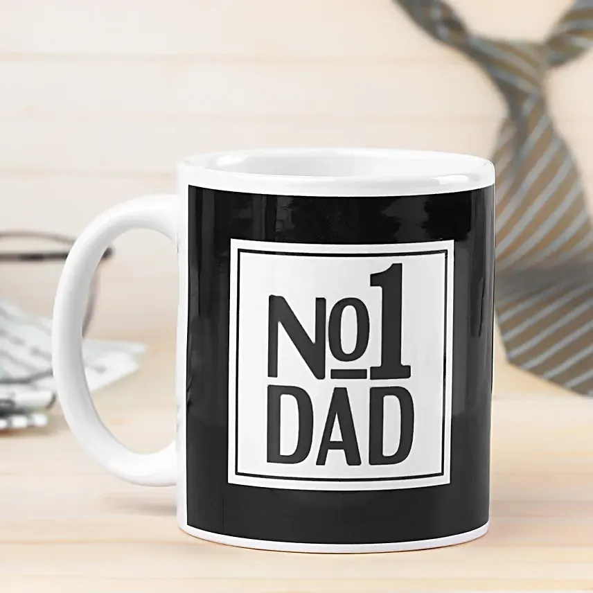 No1 Dad Photo Mug