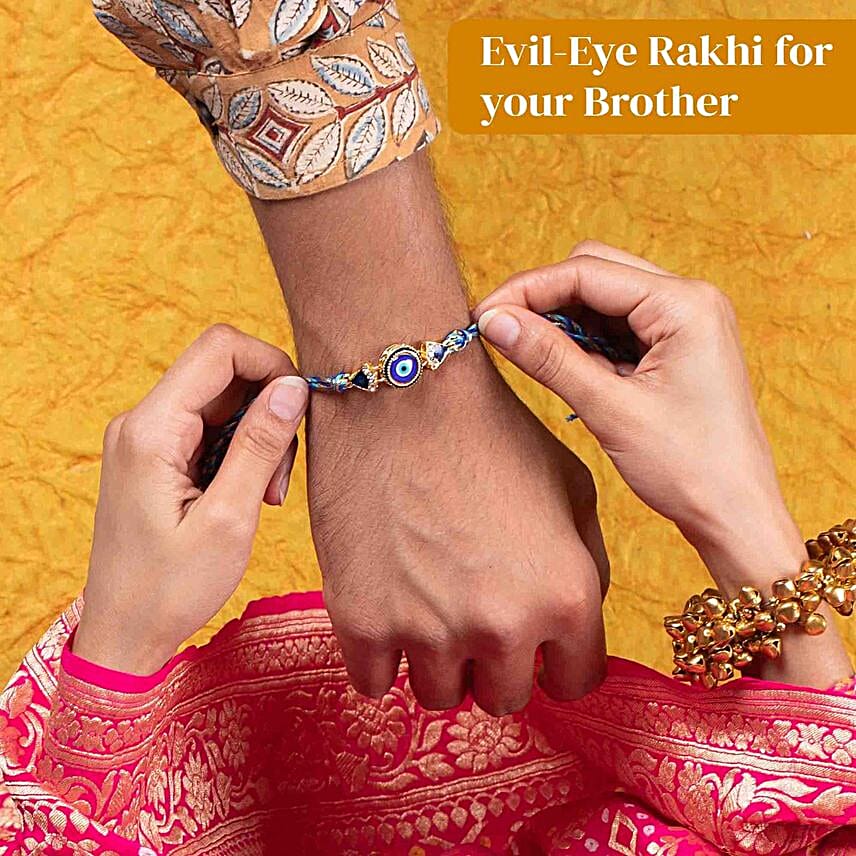 Nok Jhok Rakhi Gift Hamper For Brother