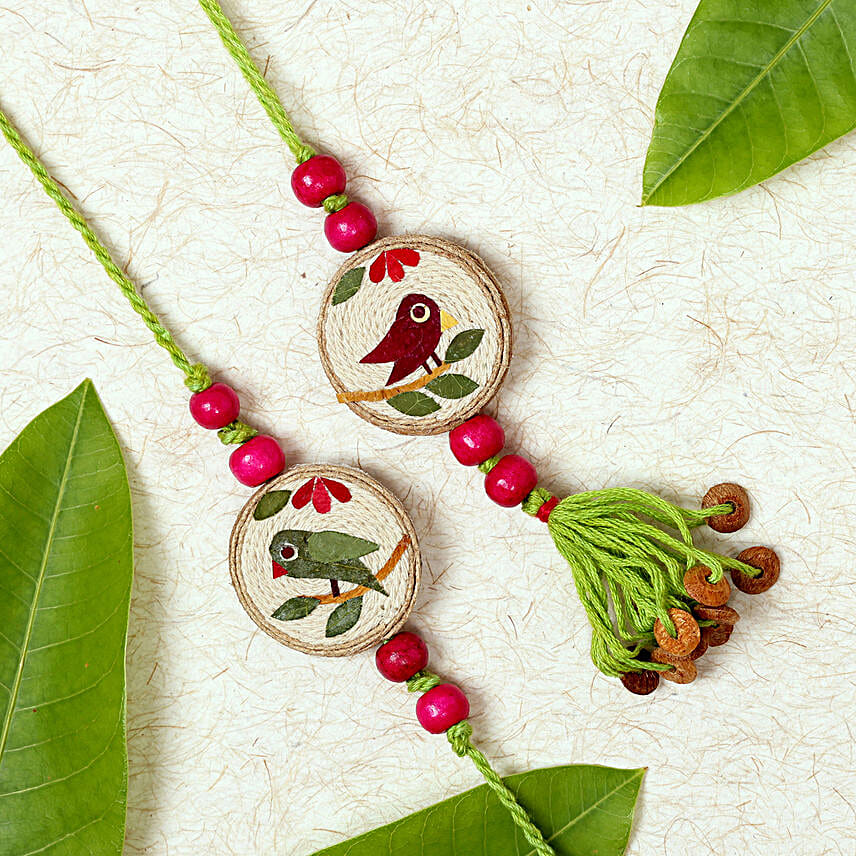 Nostalgic Tota Maina Bhaiya Bhabhi Rakhi Set