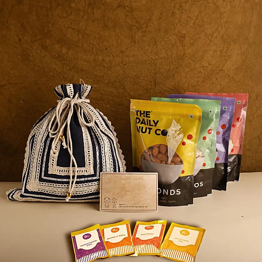 Nuts N Treats Special Gift Potli