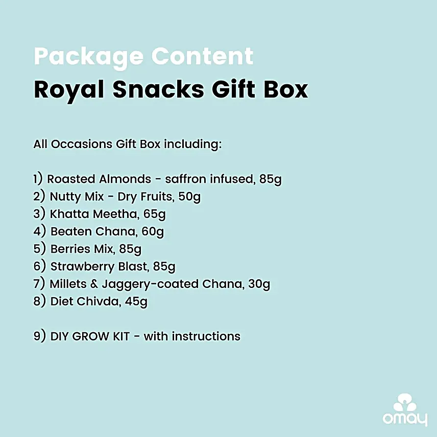 Omay Foods Royal Snacks Gift Box