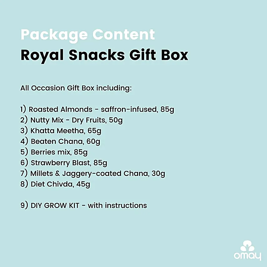 Omay Foods Royal Snacks Gift Box