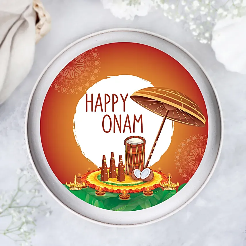 Onam Celebration Chocolate Cake Half Kg