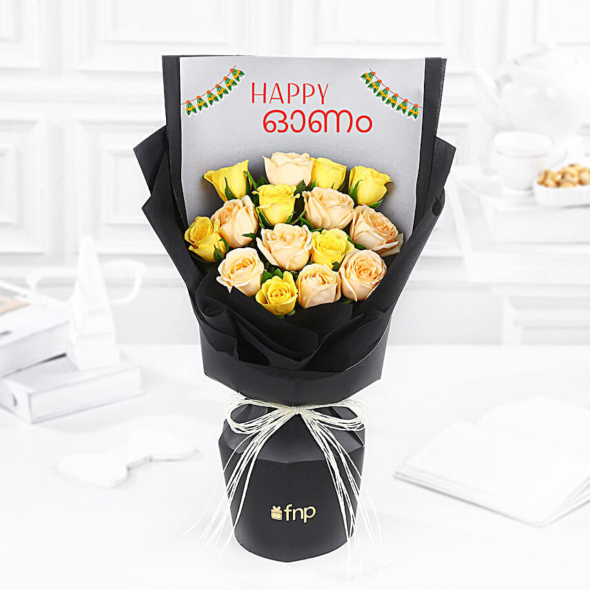 Onam Splendor Rose Bouquet
