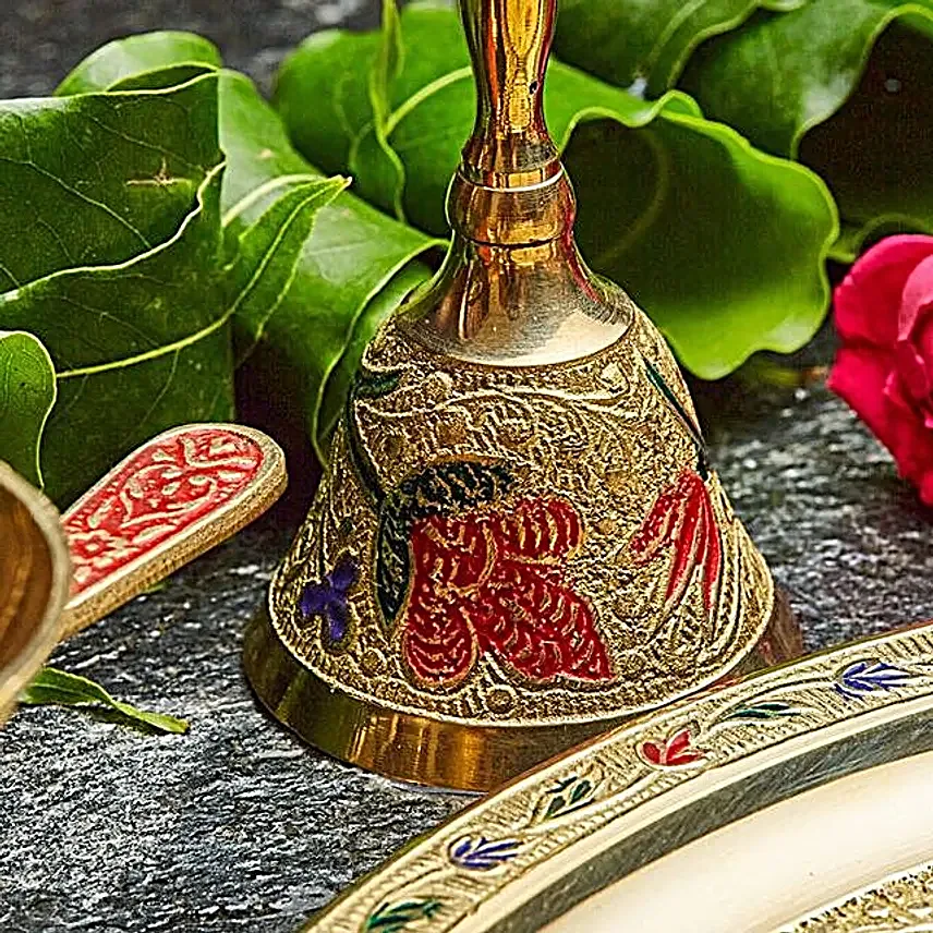 Opulent Design Diwali Pooja Thali Gift Set