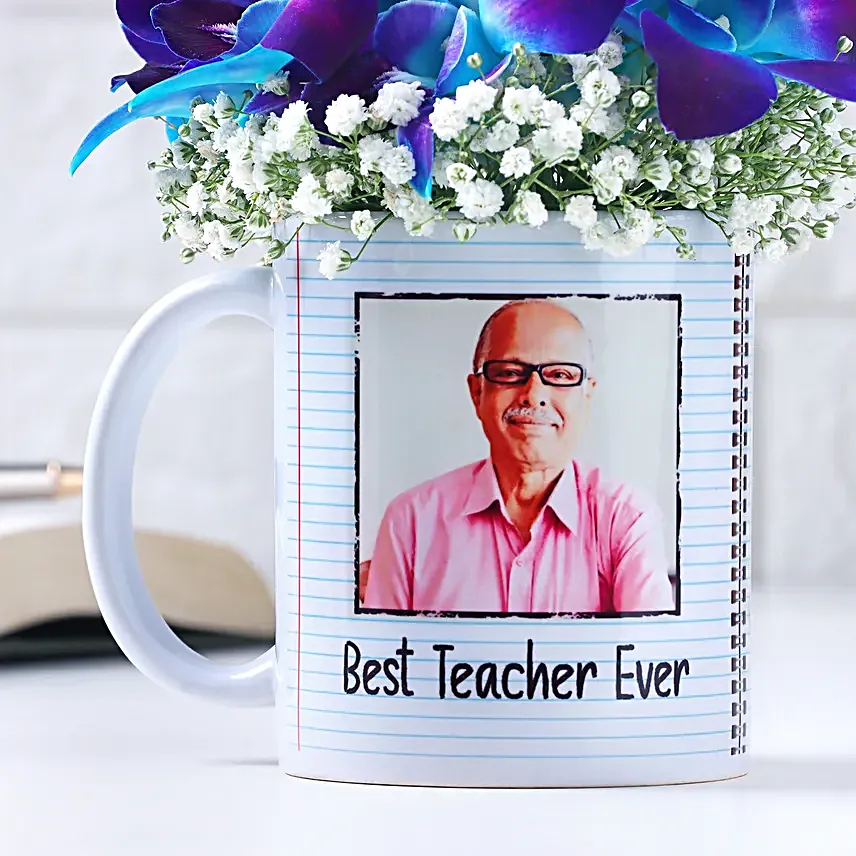 Orchid Blooms in a Mug