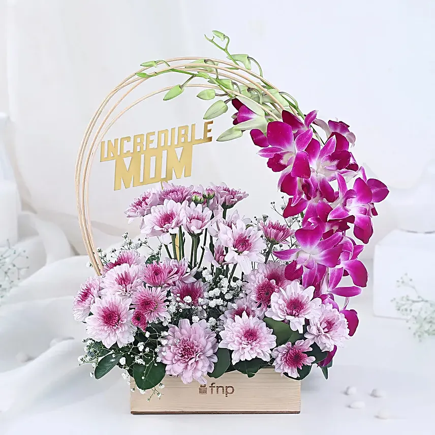 Orchid N Daisy Harmony for Mom