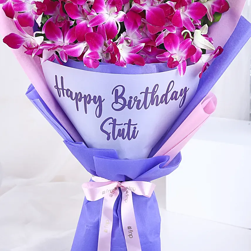 Orchids of Birthday Love