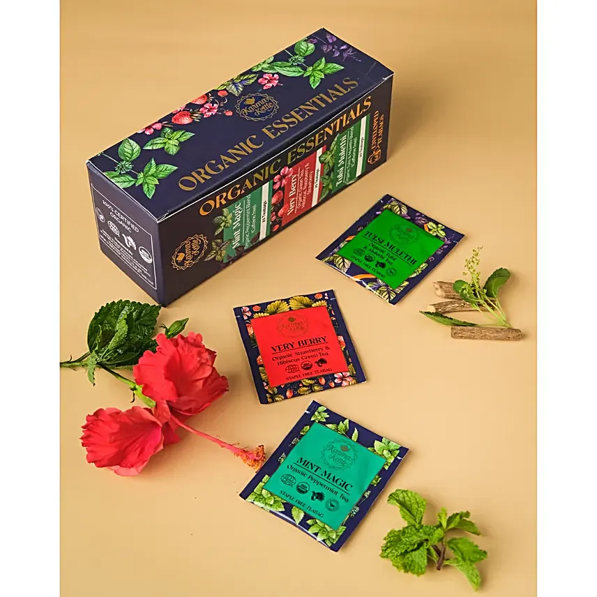 Organic Essentials Tea Collection 3 Flavours