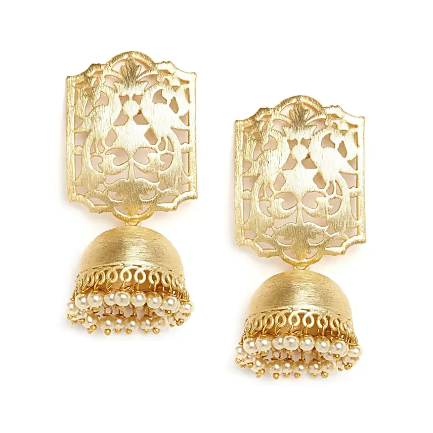 PANASH Dome-Shaped Jhumkas