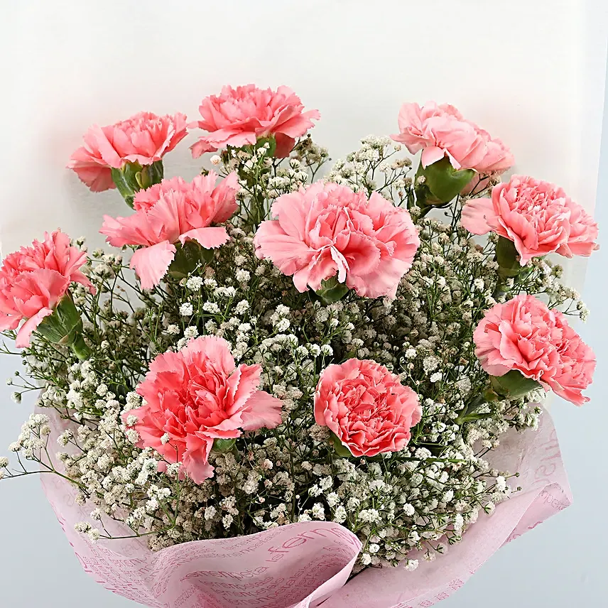 Paradise On Earth Carnations Bouquet