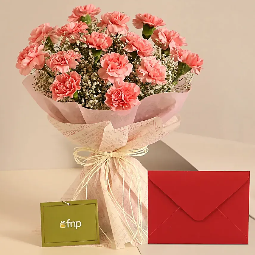 Pastel Carnations Bouquet for Love