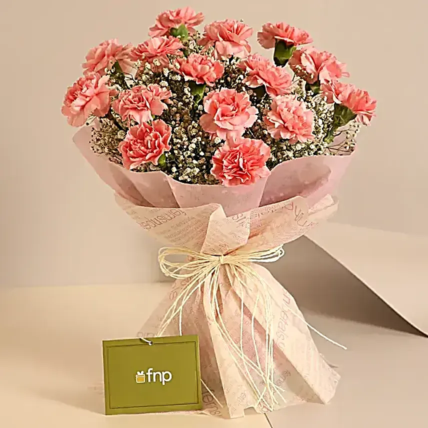 Pastel Carnations Bouquet for Love
