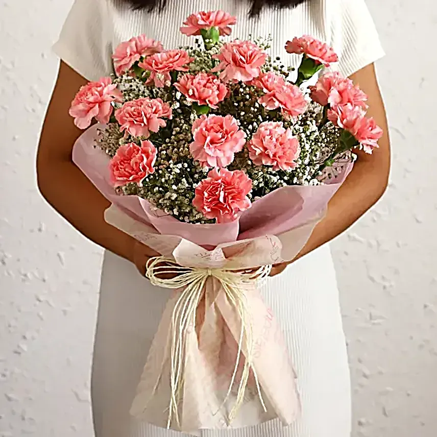 Pastel Carnations Bouquet for Love