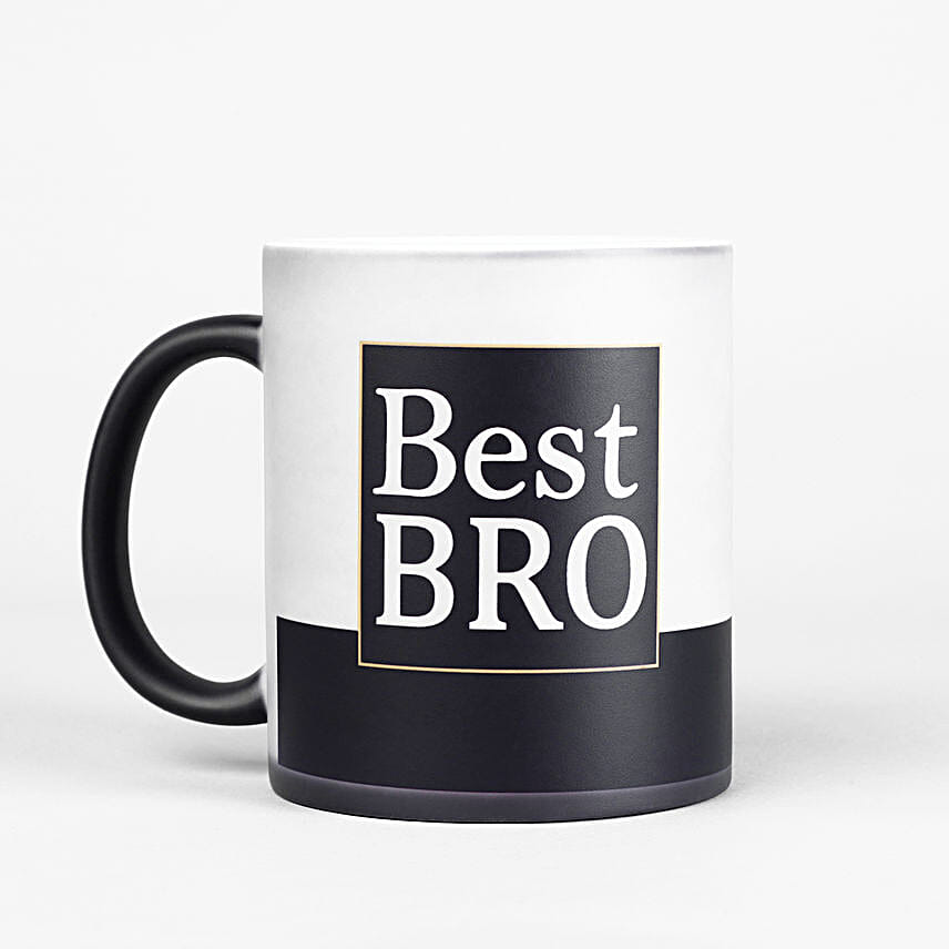 Pearl Love Bond Rakhi N Best Bro Magic Mug Combo
