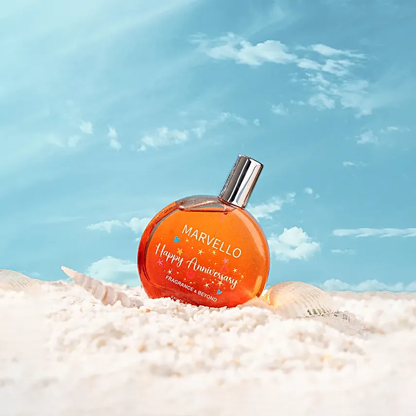 Personalised Amber Anniversary Perfume For Her