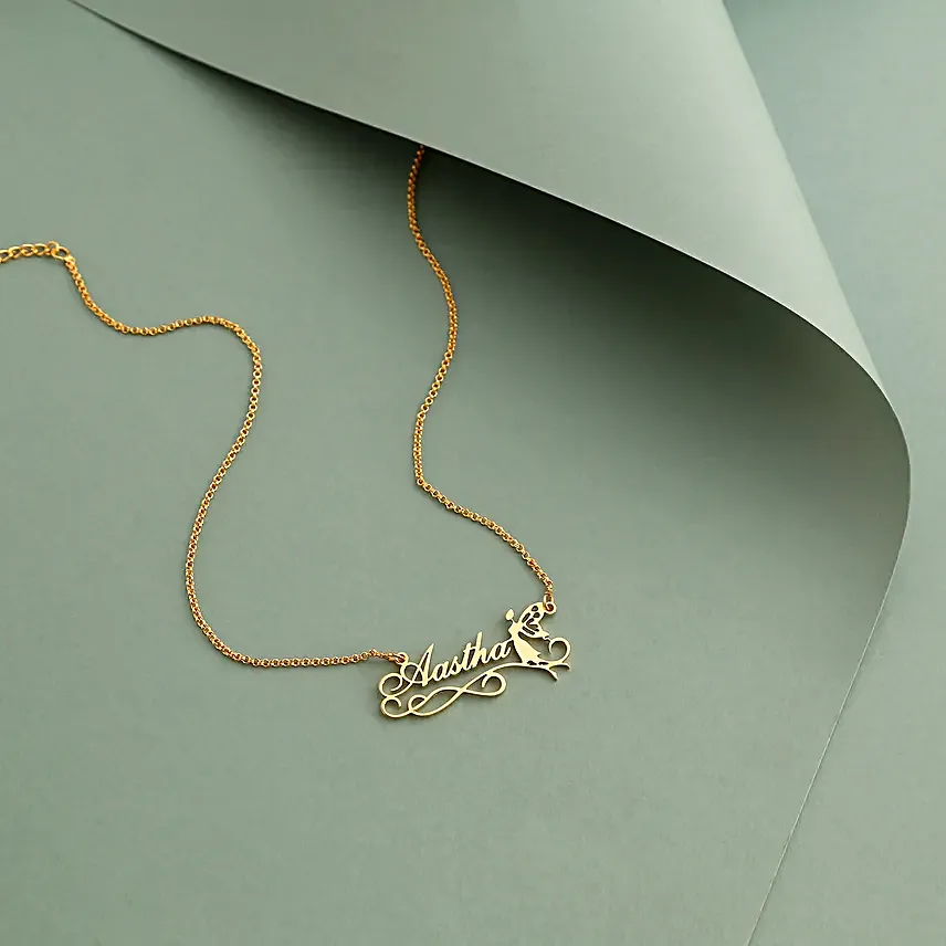 Personalised Angel Name Necklace