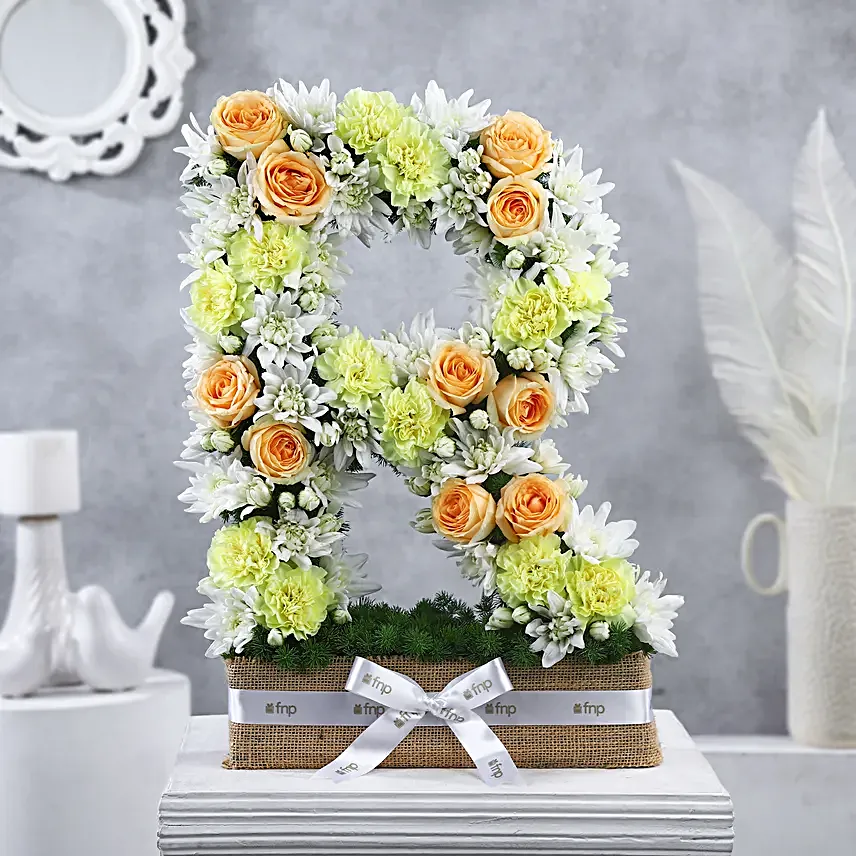 Personalised Artistic Rosey Arrangement