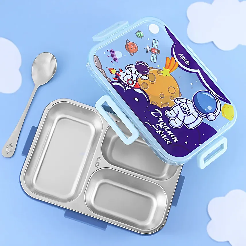 Personalised Astronaut Theme Lunch Box