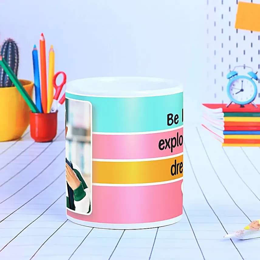 Personalised Be Brave Childrens Day Mug